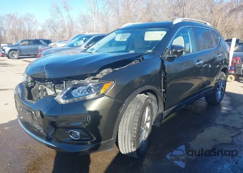 2015 Nissan Rogue Sl z USA, uszkodzony, nr VIN 5N1AT2MV7FC779526